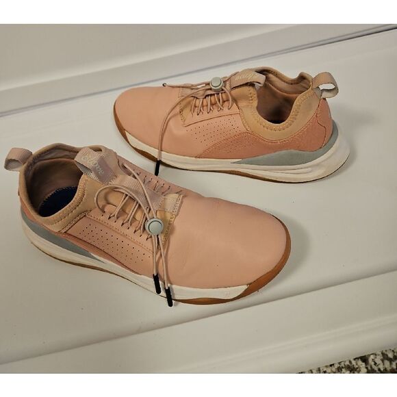 Clove Pink Womens Leather Sneakers Sz 11 - Picture 7 of 9